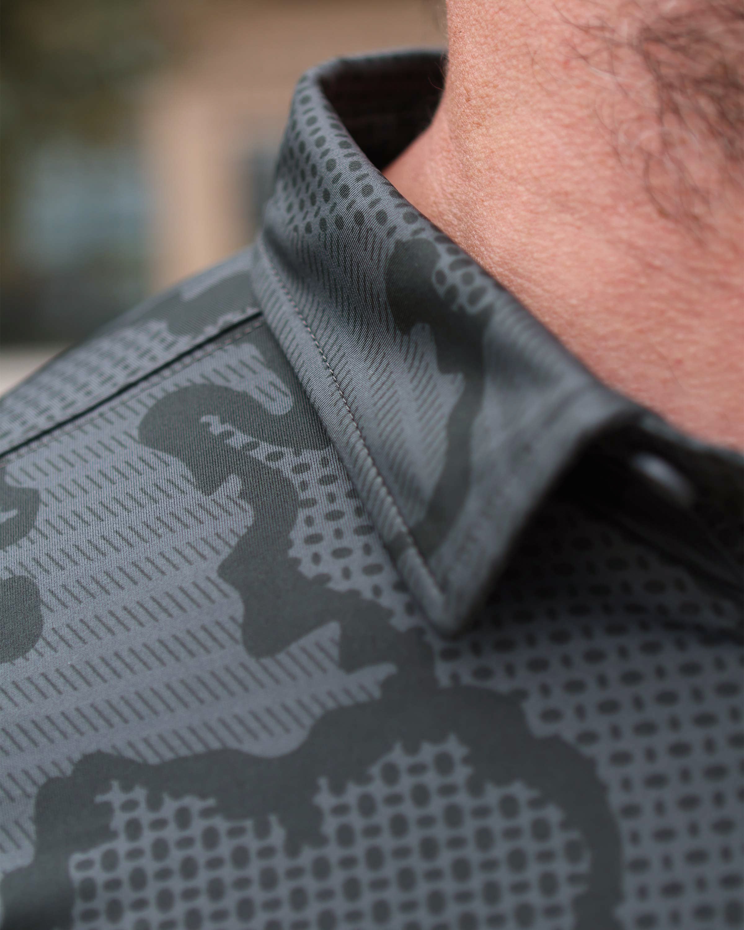 KUIU Performance Polo | Heather Resin - Image 4