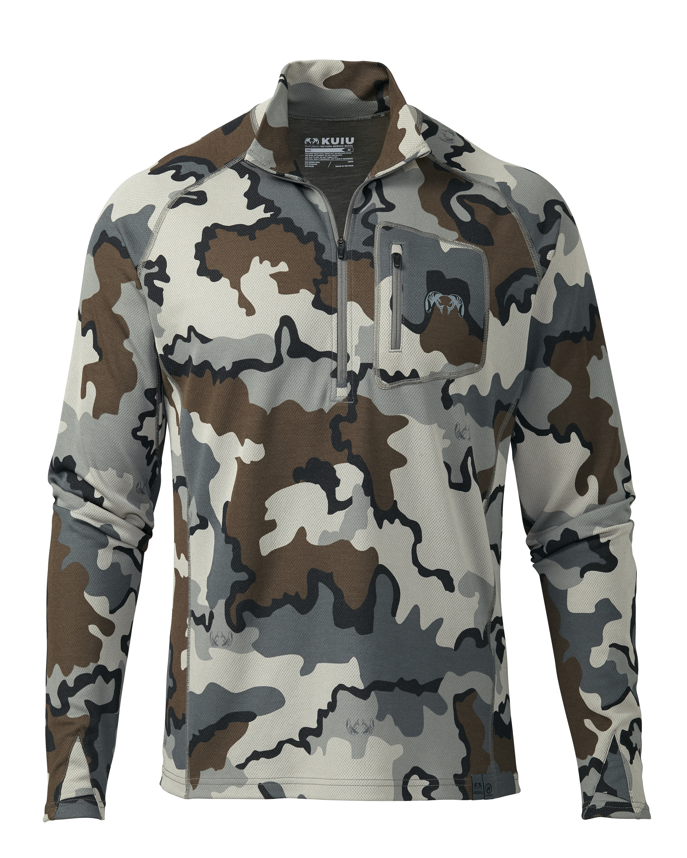 PRO Merino 200 Zip-T | Vias