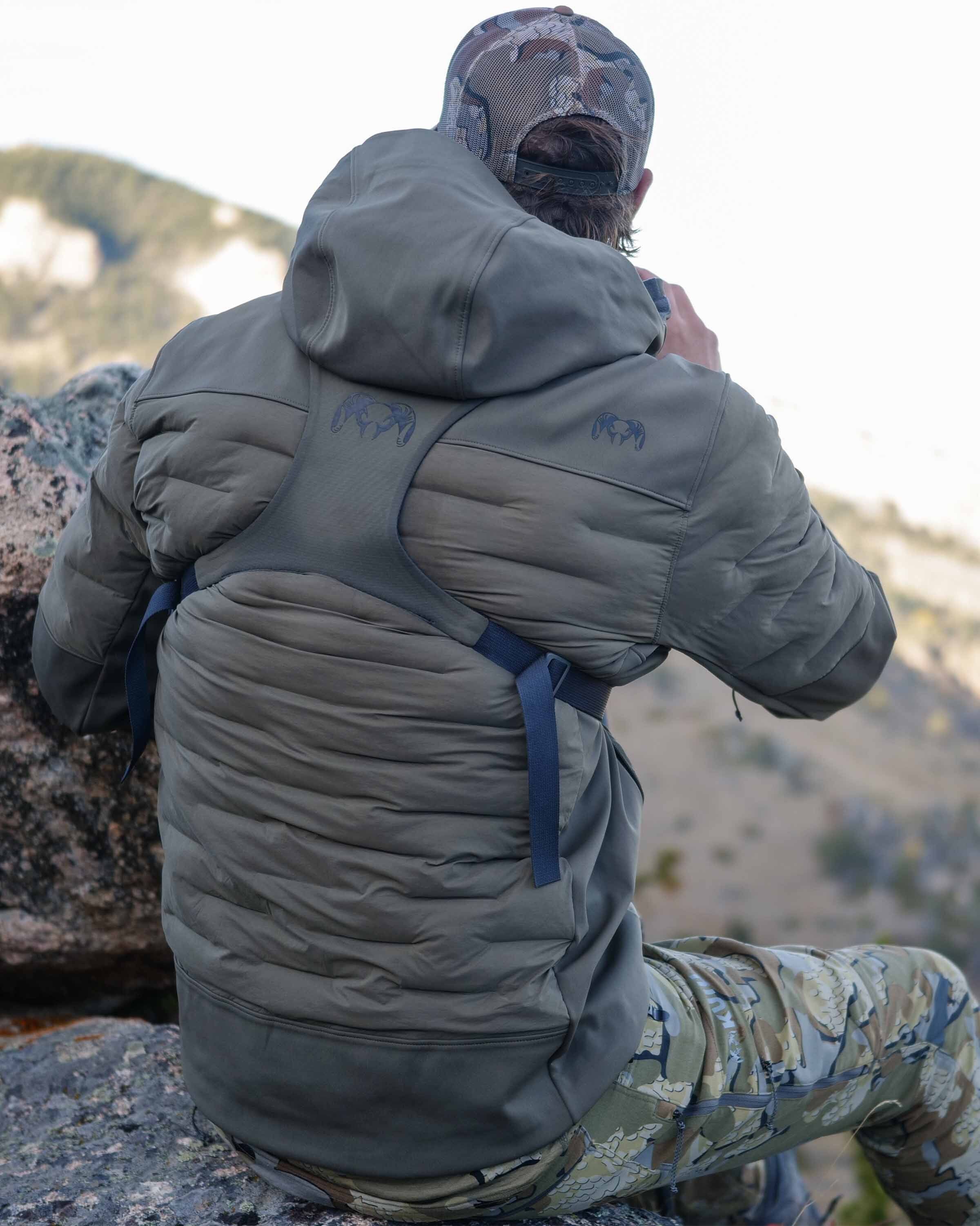 Axis Thermal Hybrid Hooded Jacket | Gunmetal - Image 4