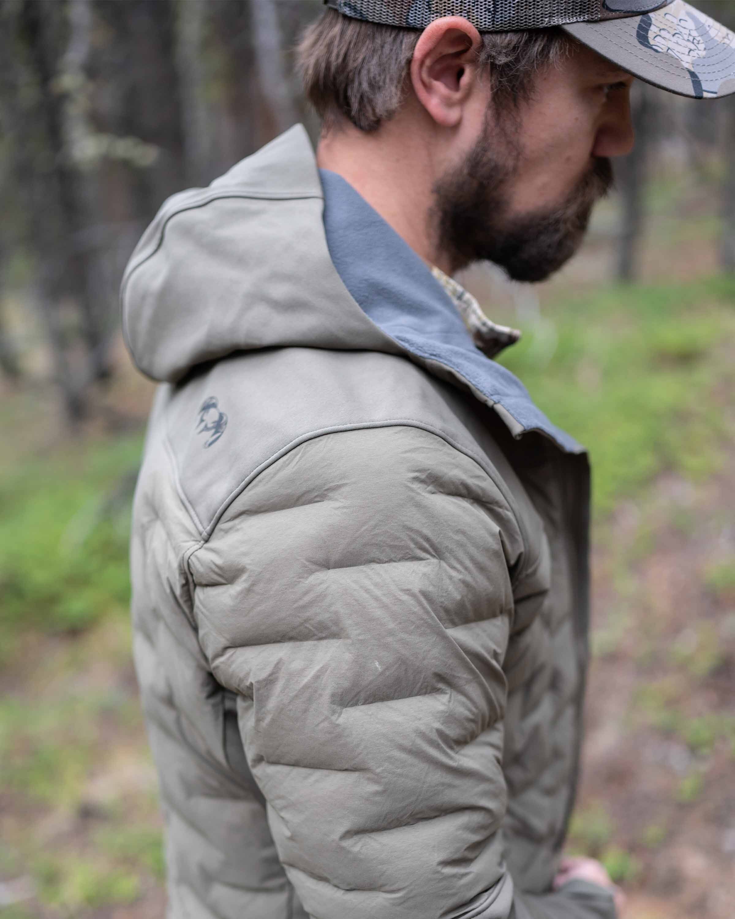 Axis Thermal Hybrid Hooded Jacket | Gunmetal - Image 7
